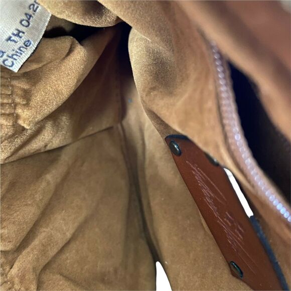 Patricia Nash Wristlet Wallet Womens Brown Leather Embossed Floral Vintage - Picture 9 of 16